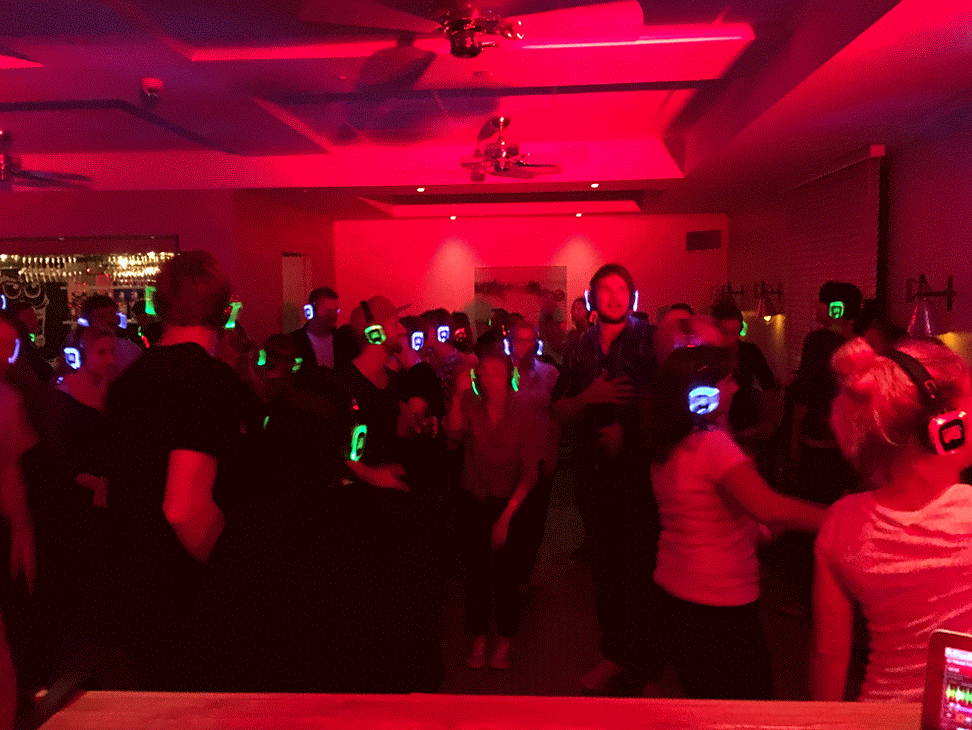 Silent Disco Party zur Prime Time im Beachmotel St Peter Ording.