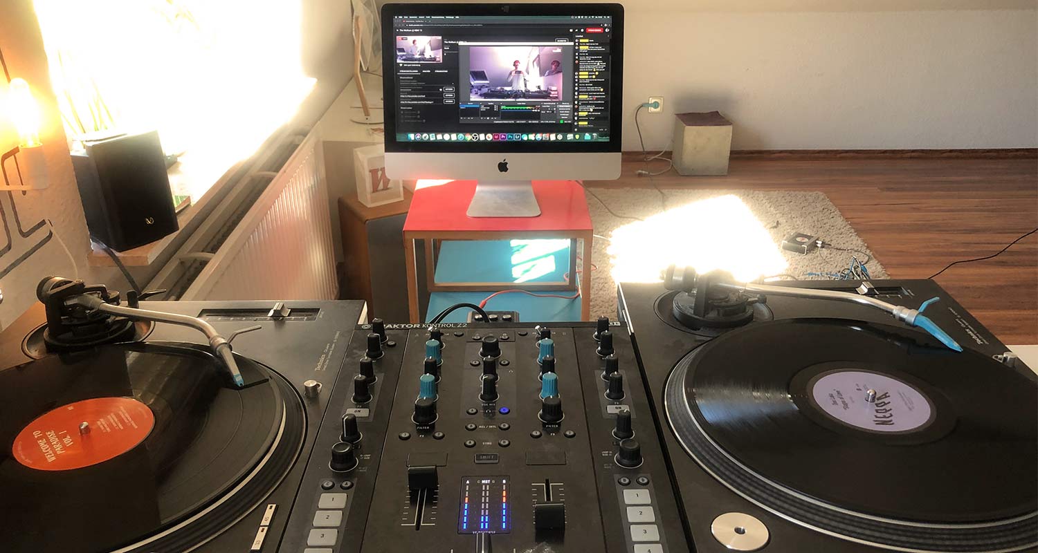 DJ Booth mit OBS und Youtube live