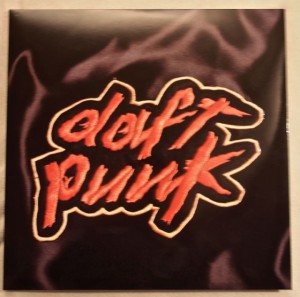 Bild von Daft Punks erstem Album Homework auf Vinyl
