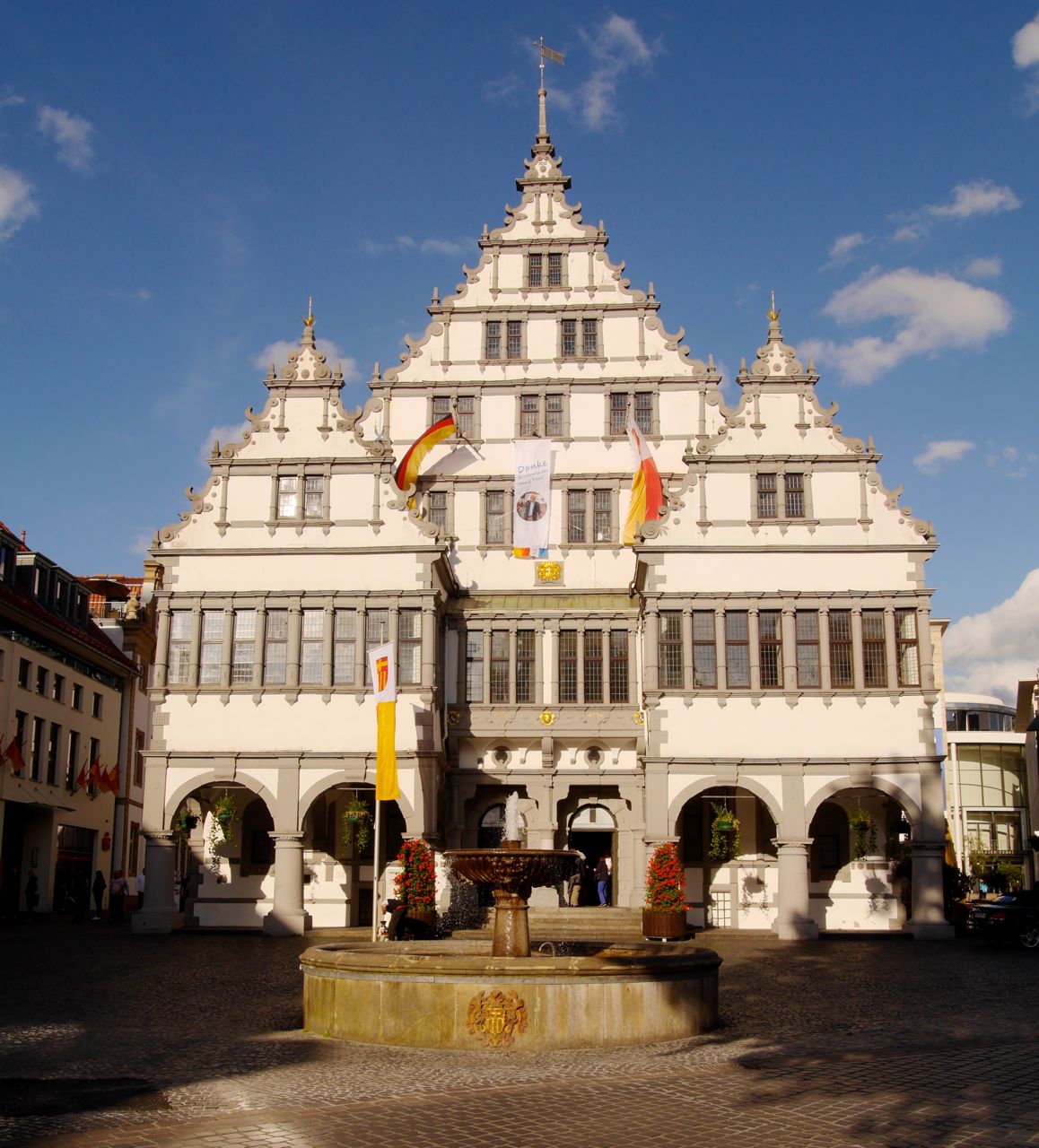 Ein Bild vom Rathaus in Paderborn